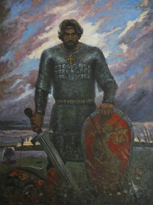 Ttempt of a copy And one warrior in the field by Viktor Shilov (Slavic Mythology). Korepanov Alexander