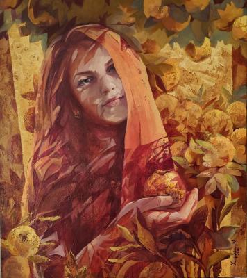 Golden light (Beautiful Woman Art). Yampolskaya Natalya