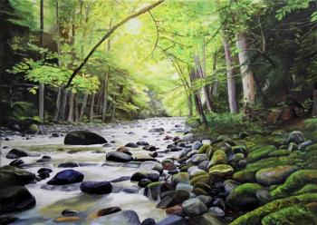 Forest stream. Gaponov Sergey