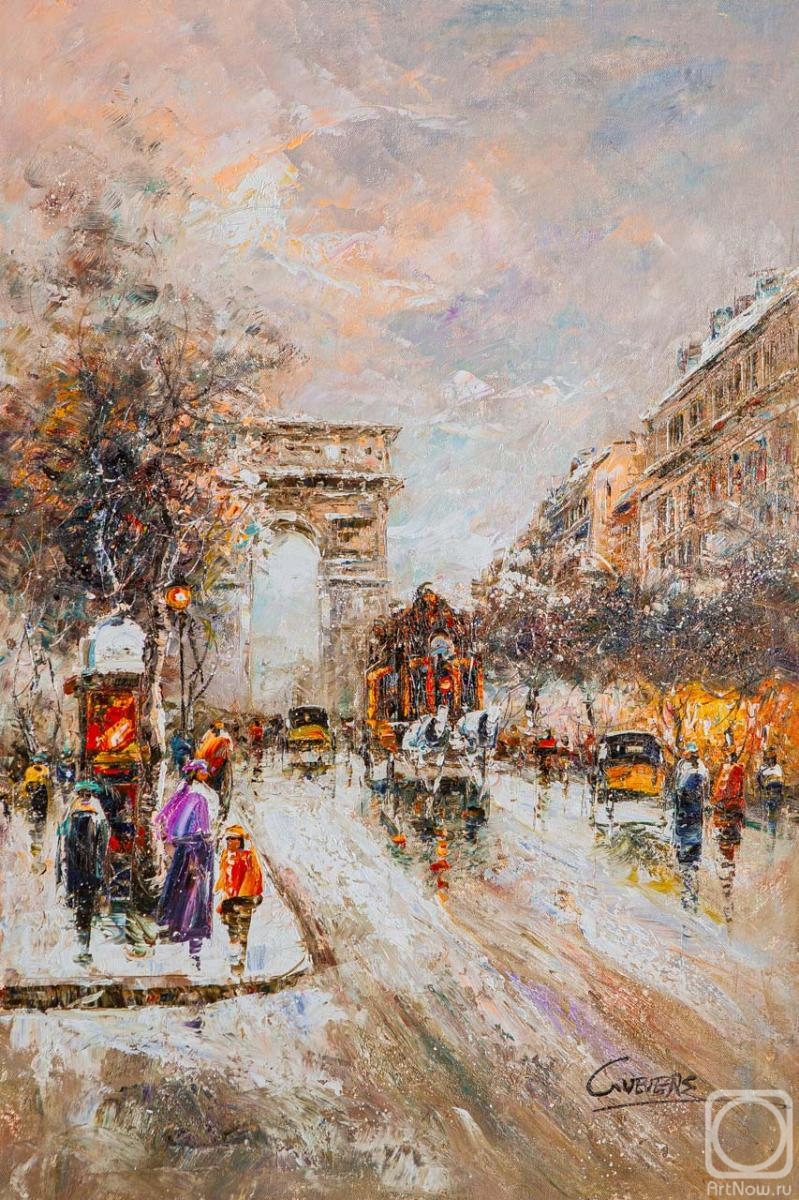Vevers Christina. Landscape of Paris by Antoine Blanchard. Arc de Triomphe