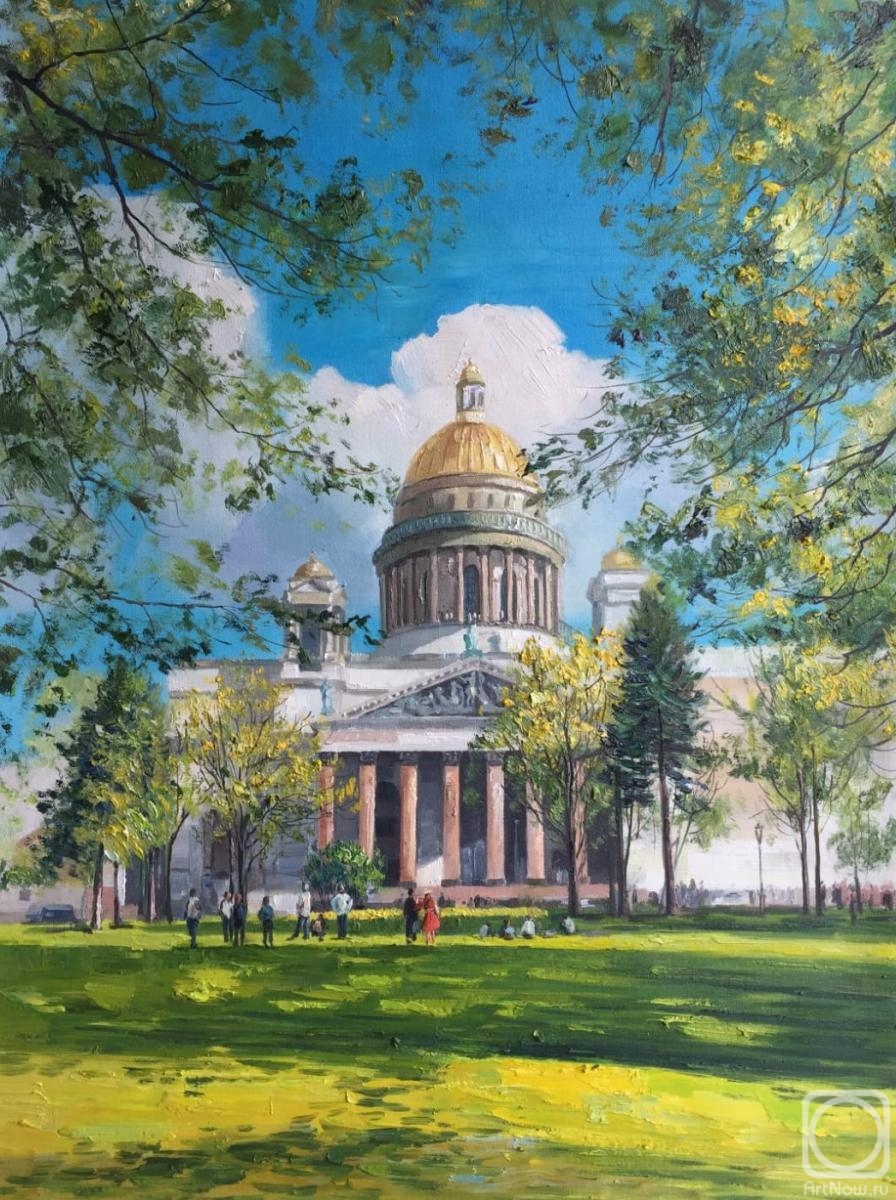 Vlodarchik Andjei. St. Petersburg. View of St. Isaac's Cathedral