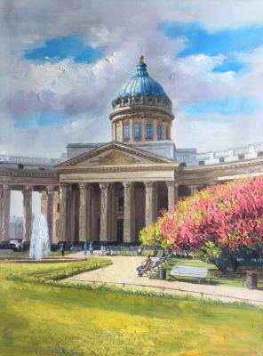 St. Petersburg. View of the Kazan Cathedral