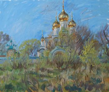 Painting Pereslavl-Zalessky. Nikolsky Abby, spring. Dobrovolskaya Gayane
