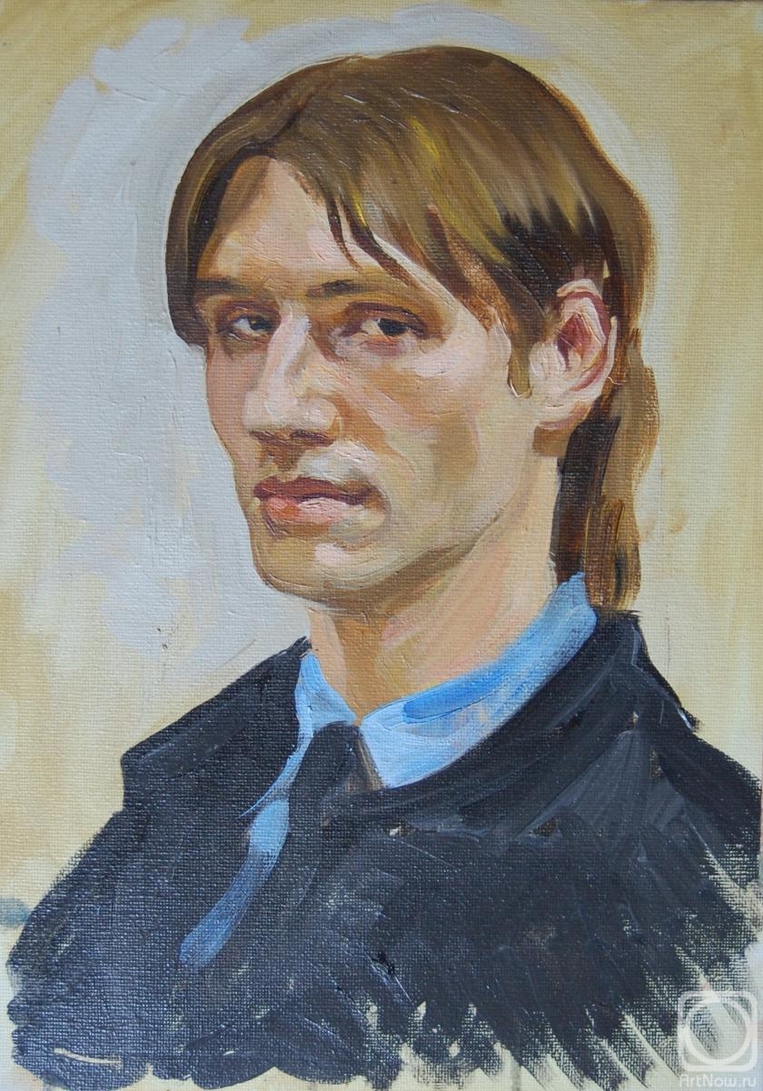 Dobrovolskaya Gayane. Portrait of a security guard, from nature