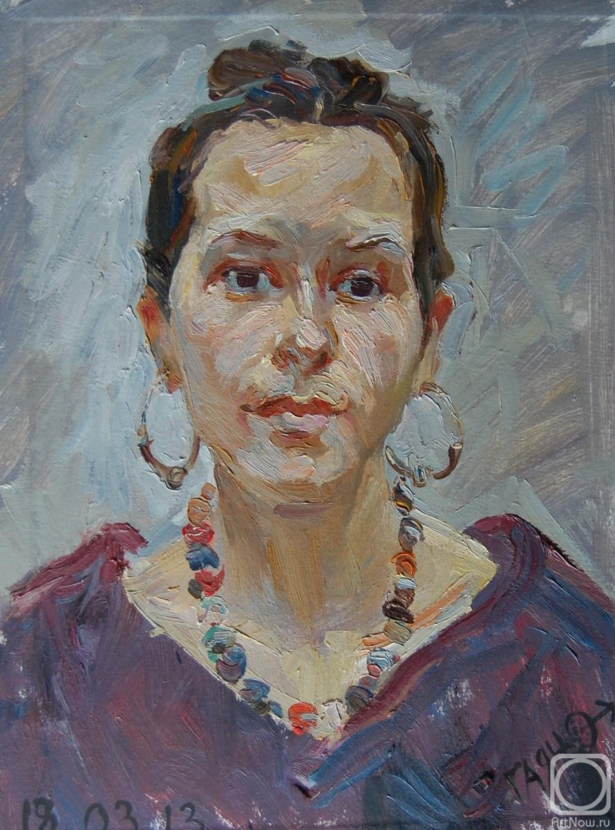 Dobrovolskaya Gayane. Olga, from nature