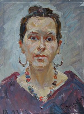 Olga, from nature (Girl Necklaces). Dobrovolskaya Gayane
