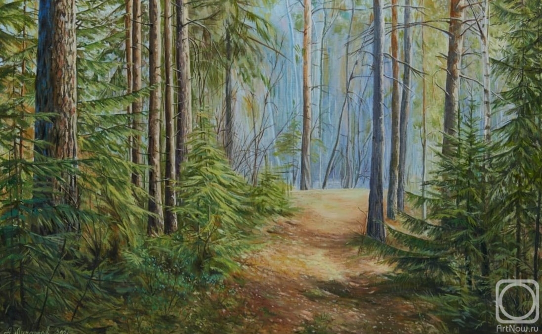 Lipatov Aleksandr. A path in the woods