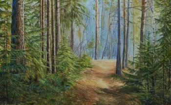 A path in the woods. Lipatov Aleksandr