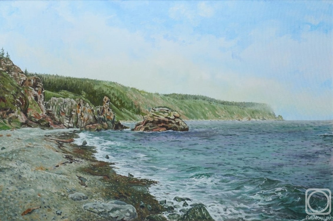 Lipatov Aleksandr. The seashore. Tatar Strait