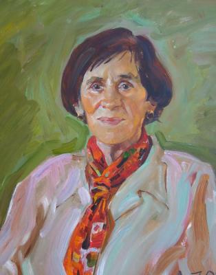 Snezana's mom, from nature. Dobrovolskaya Gayane