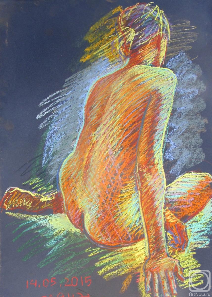 Dobrovolskaya Gayane. Nude from the back - 2