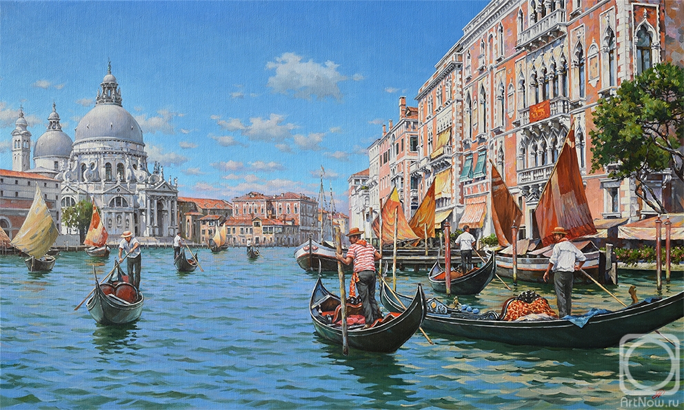 Sterkhov Andrey. Grand Canal. View of Salute affairs