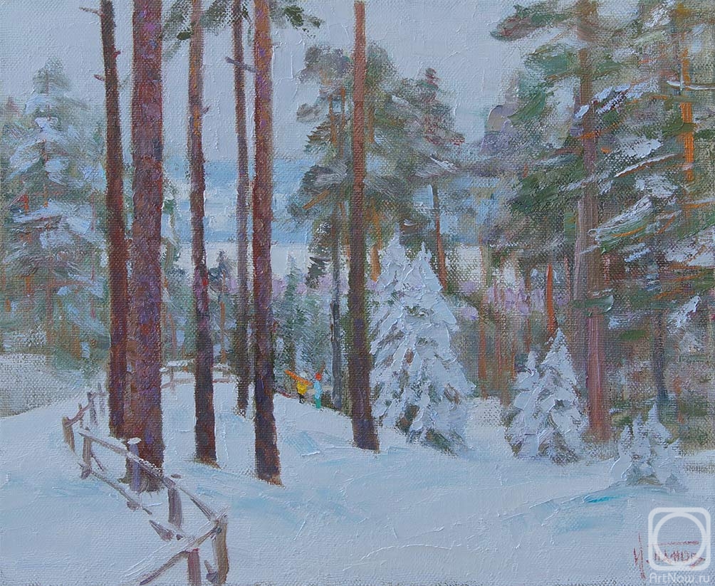 Panov Igor. Snowy winter