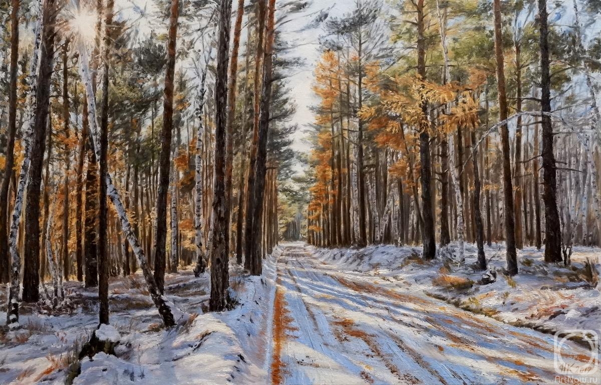 Korbuh Nataliya. Winter Forest Road