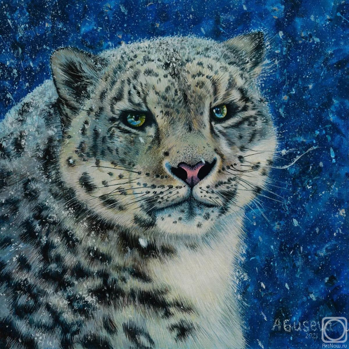 Guseva Alyona. Snow leopard