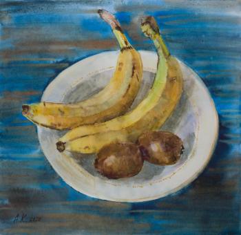 Bananas and kiwi. Kolokoltseva Aleksandra