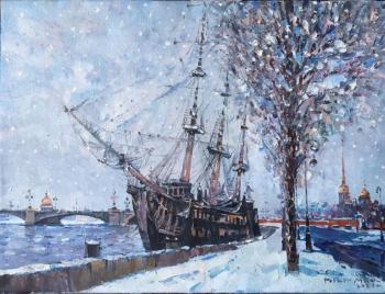 Winter day on the Neva. Mif Robert