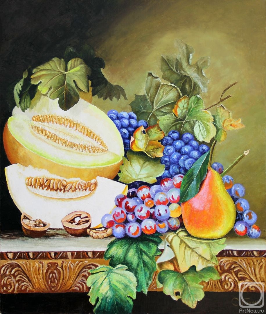 Gaponov Sergey. Grapes with melon