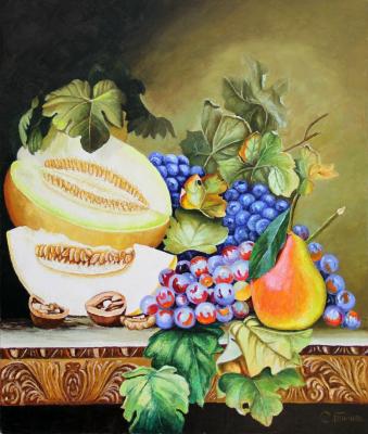 Grapes with melon. Gaponov Sergey