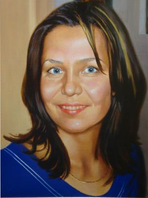 Portrait of a girl. Timergaliev Rais