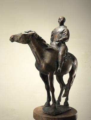 Altai rider (Horse Sculpture). Potlov Vladimir