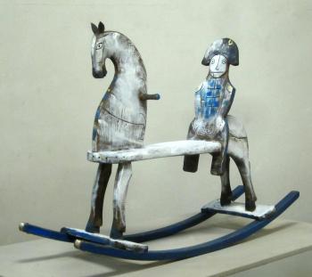 Nutcracker rocking horse (Folk Traditions). Potlov Vladimir