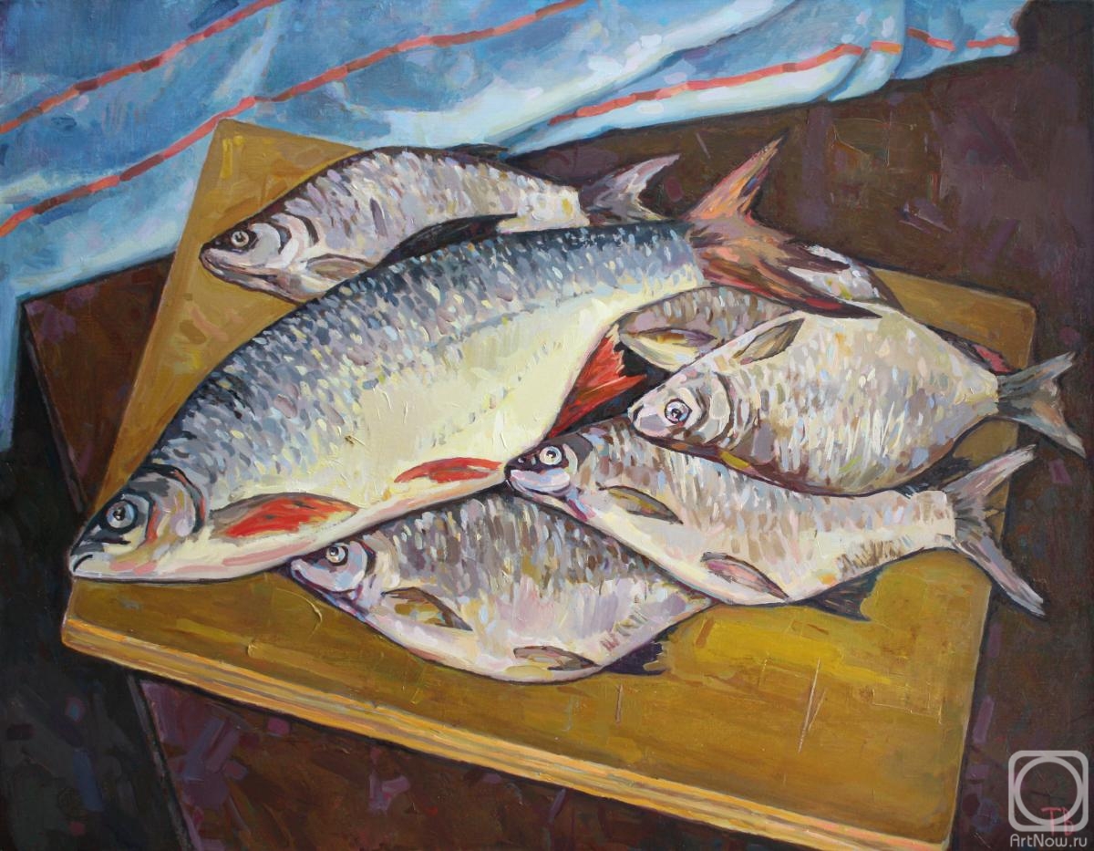Taranov Viacheslav. Still life with fish