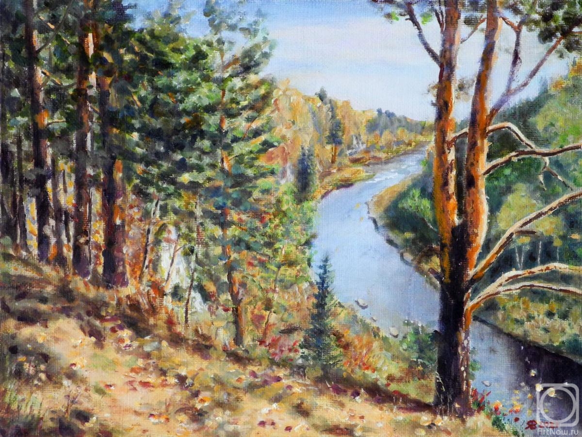 Yaskin Vladimir. Autumn. Derzha River
