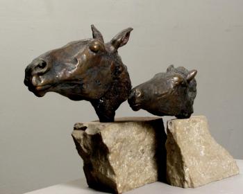 Altai horses (Bronze Sculpture). Potlov Vladimir