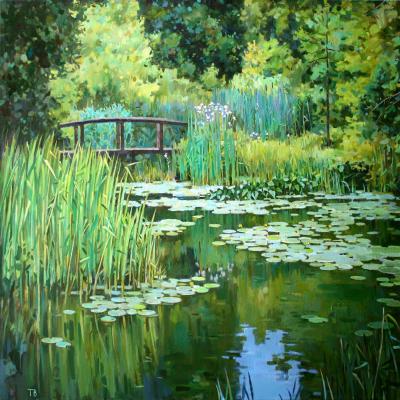 Pond with water lilies. Taranov Viacheslav