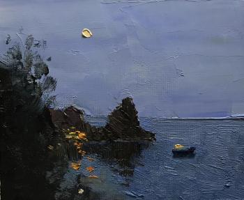 Evening, Chekhov Bay, Gurzuf. Morkovkin Boris