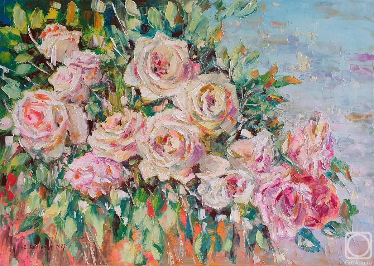 Kruglova Svetlana. Blossoming roses