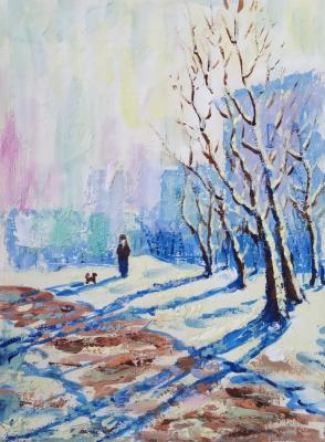 Sunny February (Winter Paintings Buy A Painting). Lazareva Olga