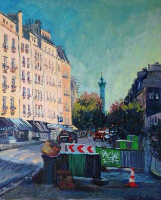 Capture of the Bastille (Urban Landscape Paris). Stolyarova Olga