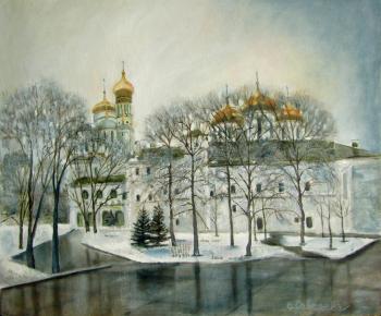 Thaw in February (Bell Tower Of Ivan The Great). Savelyeva Elena