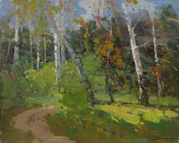 Birch Grove (Autumn Landscape With Birches). Makarov Vitaly