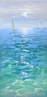 Glare on the water (Shimmering Sea). Panov Aleksandr