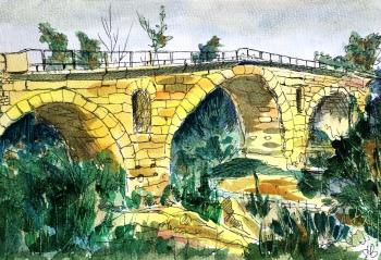 Le Pont Julien Bridge ( ). Bondarev Sergey
