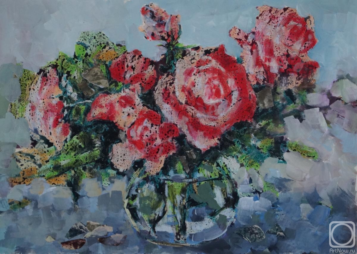 Borisov Mikhail. Bouquet of roses
