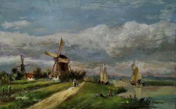 Dutch landscape. Borisov Mikhail