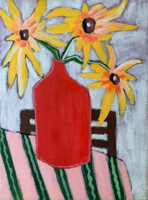 Yellow flowers. Semushina Evgeniya