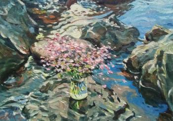 Kermek (wildflowers) (Bright Stones). Ershov Vladimir