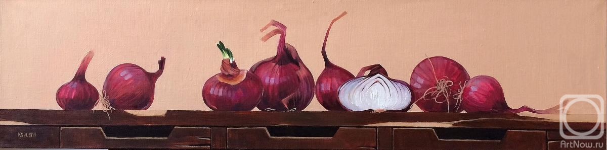 Berestova Ksenia. Red onion
