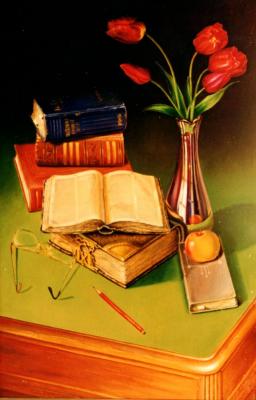 Still-life with the Books. Abaimov Vladimir