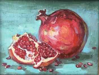 A study with a Pomegranate (Fruit Study). Rybina-Egorova Alena