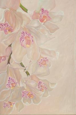 Orchids (Large Floral Artwork). Volna Olga