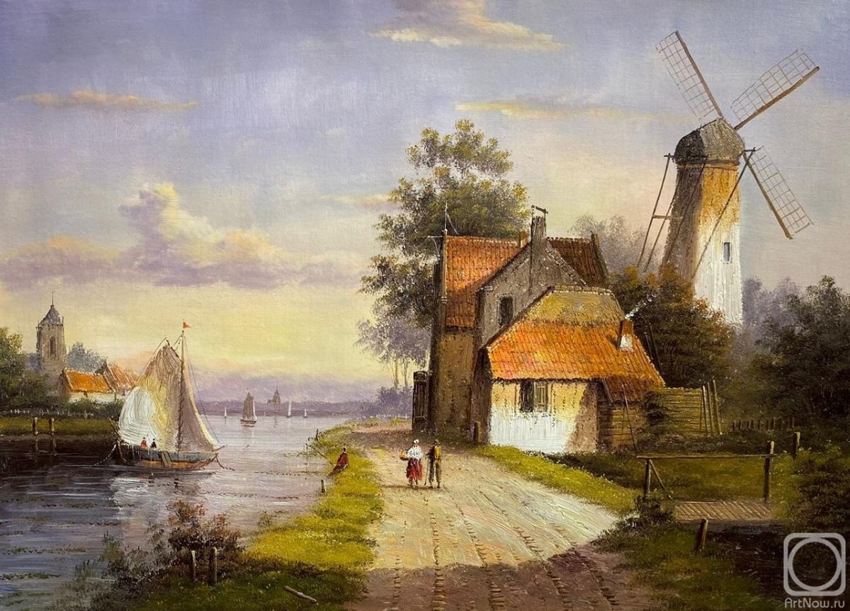 Romm Alexandr. Dutch landscape