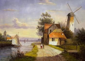 Dutch landscape. Romm Alexandr