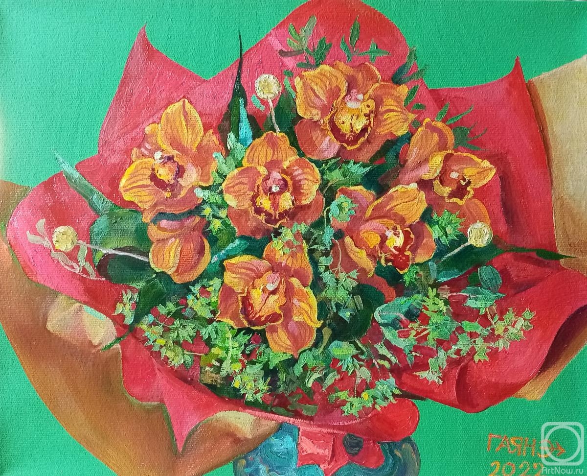 Dobrovolskaya Gayane. Bouquet of orchids