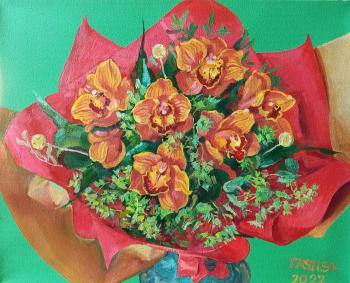 Bouquet of orchids ( ). Dobrovolskaya Gayane